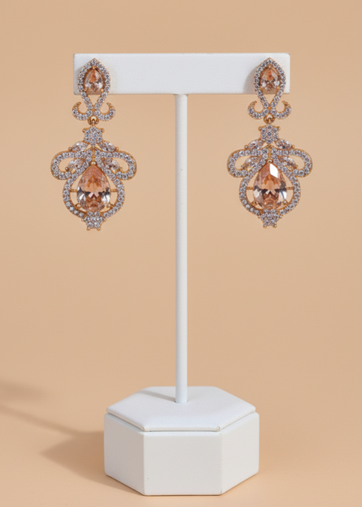 Shop the Regal Royale Drop Earrings from Zarosh Jewel