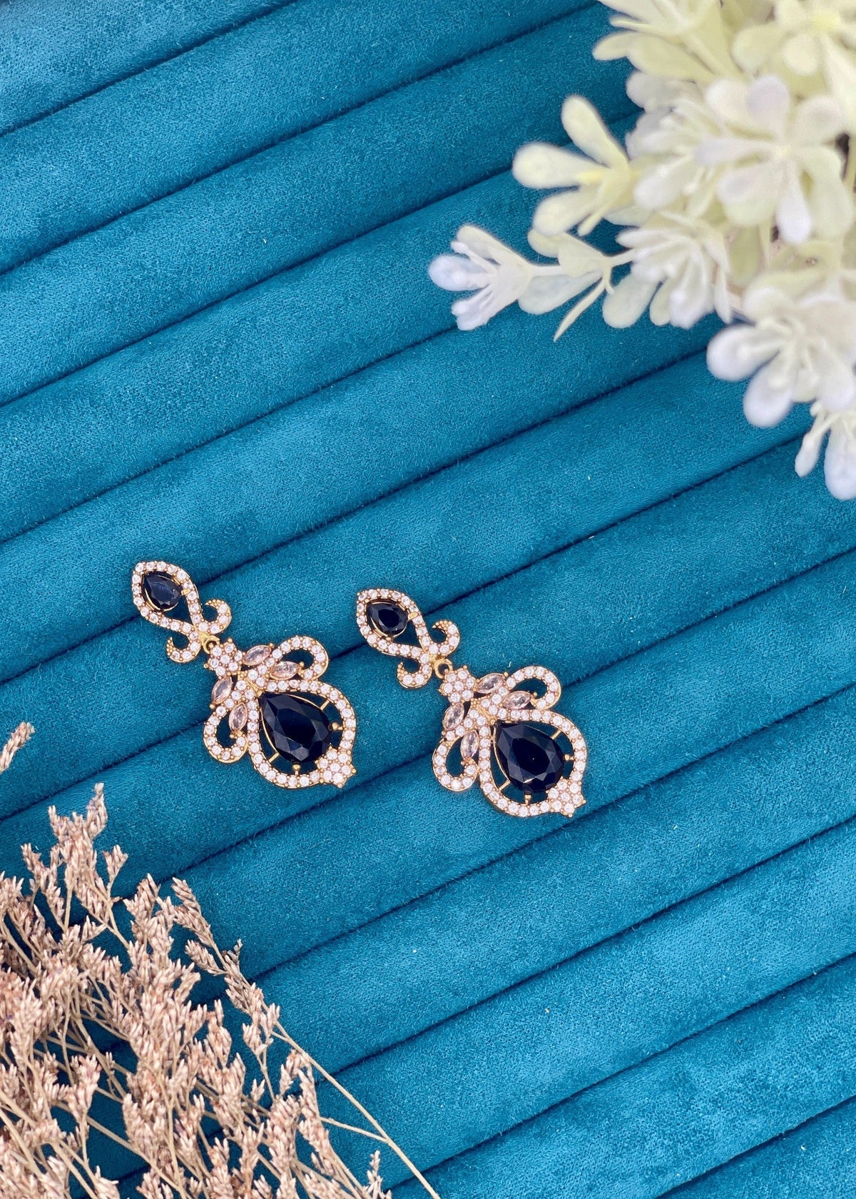 Shop the Regal Royale Drop Earrings from Zarosh Jewel