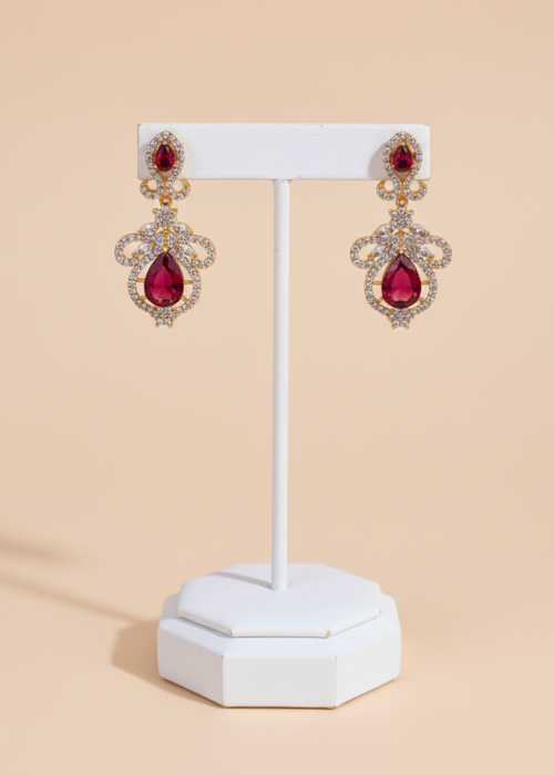 Shop the Regal Royale Drop Earrings from Zarosh Jewel