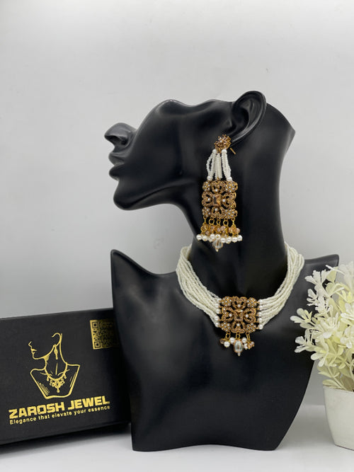 Shop the Regency Baroque Choker Set from Zarosh Jewel
