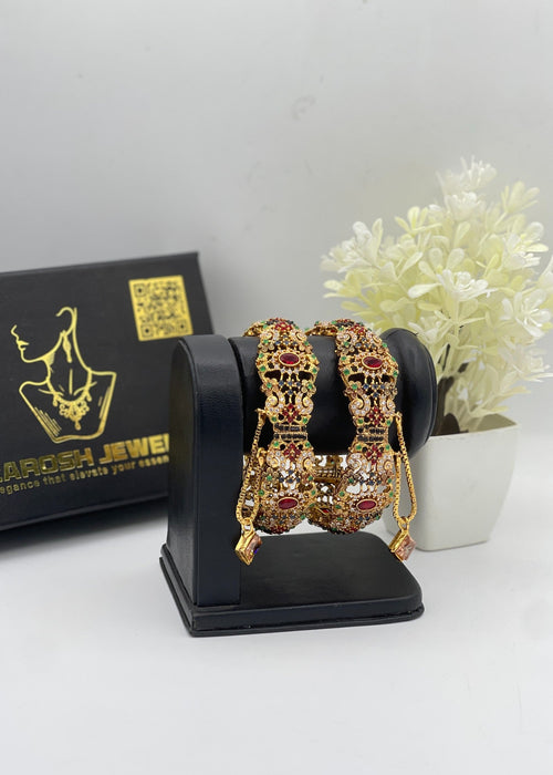 Shop the Resham Openable Bangle from Zarosh Jewel