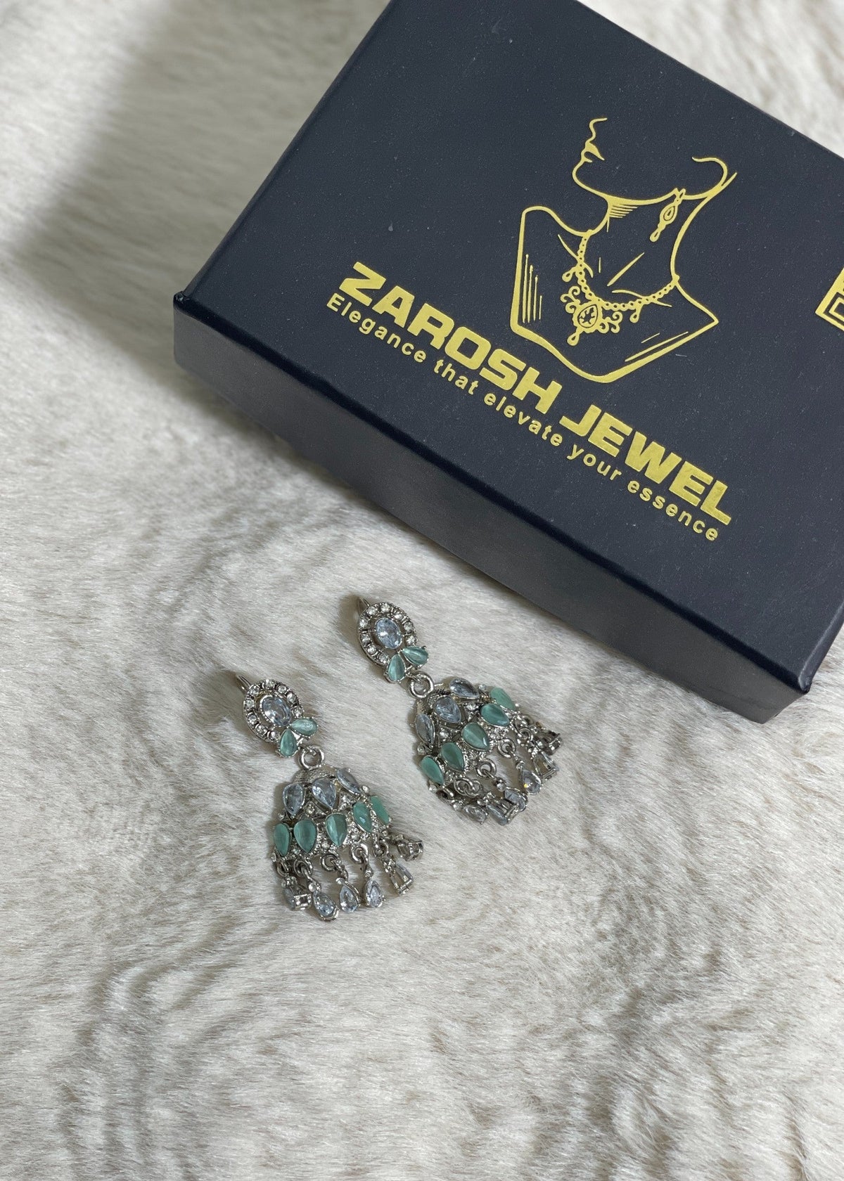 Shop the Ria Jhumkas from Zarosh Jewel
