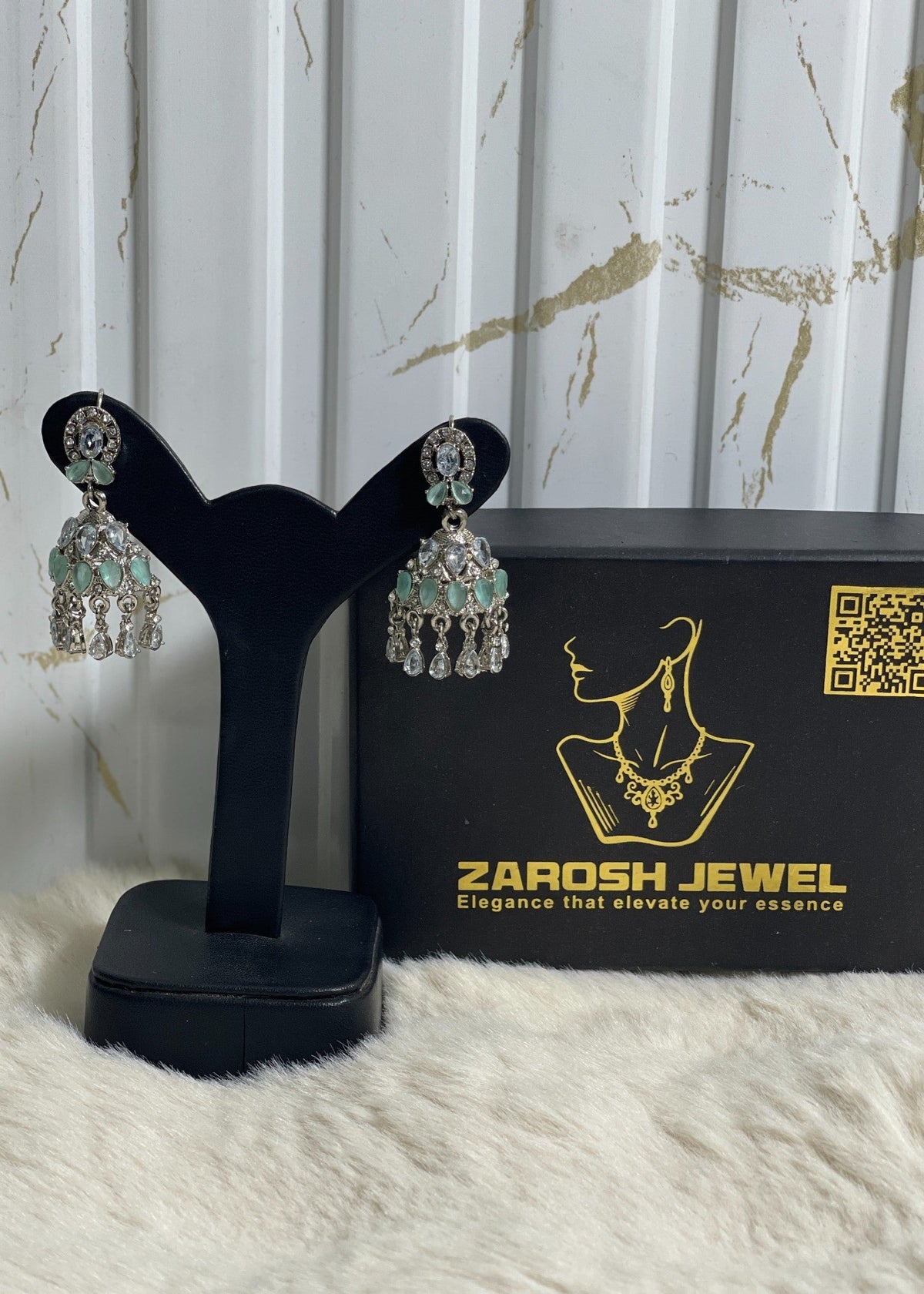 Shop the Ria Jhumkas from Zarosh Jewel