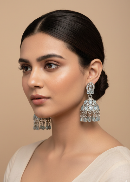 Shop the Ria Jhumkas from Zarosh Jewel