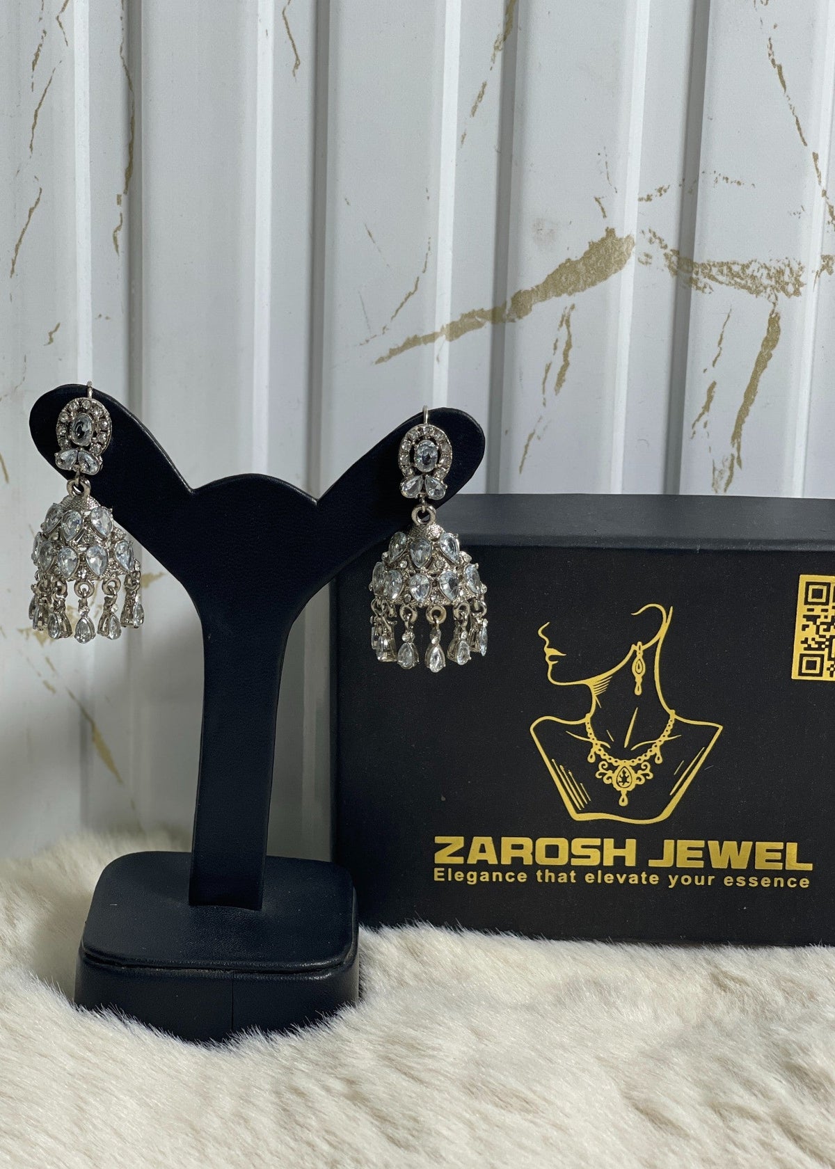 Shop the Ria Jhumkas from Zarosh Jewel
