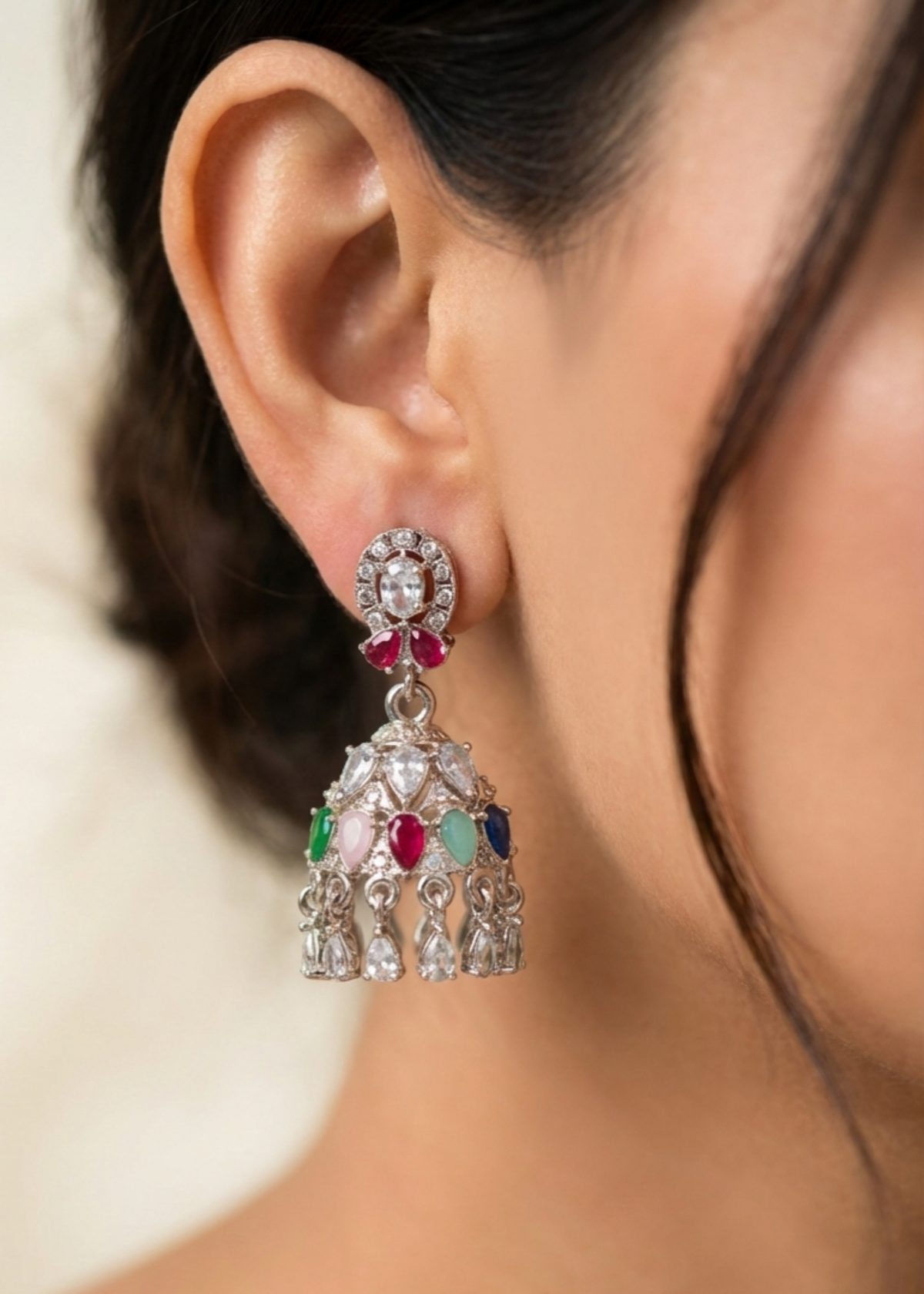 Shop the Ria Jhumkas from Zarosh Jewel