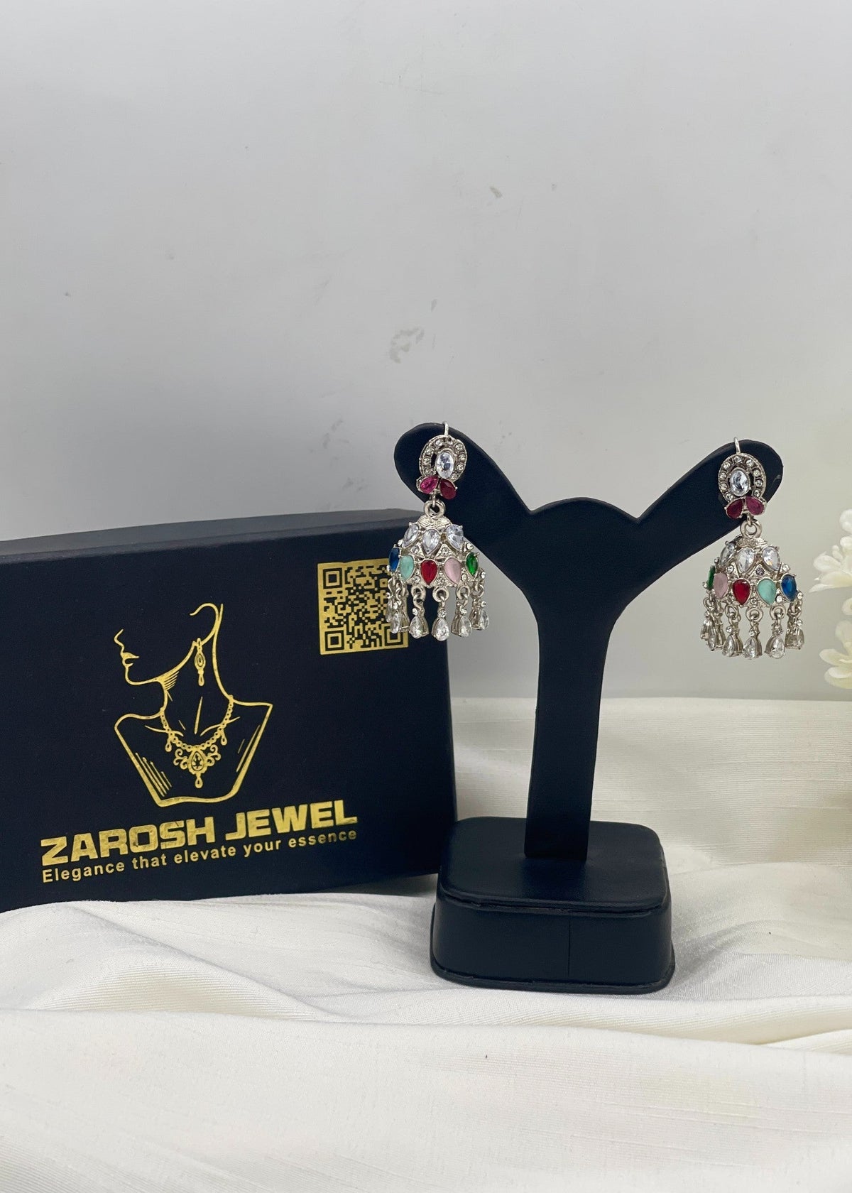 Shop the Ria Jhumkas from Zarosh Jewel
