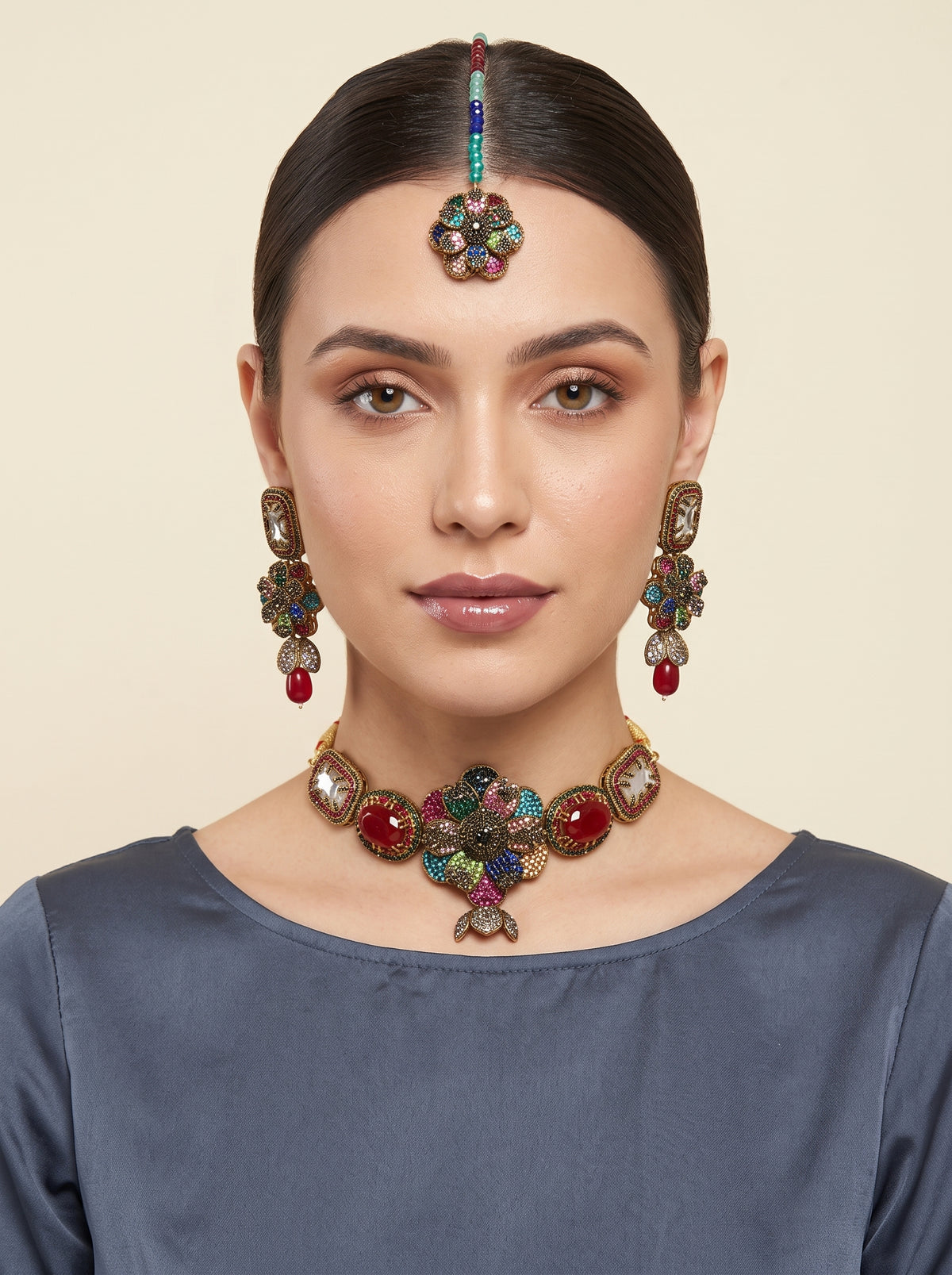 Shop the Rida Choker Set from Zarosh Jewel