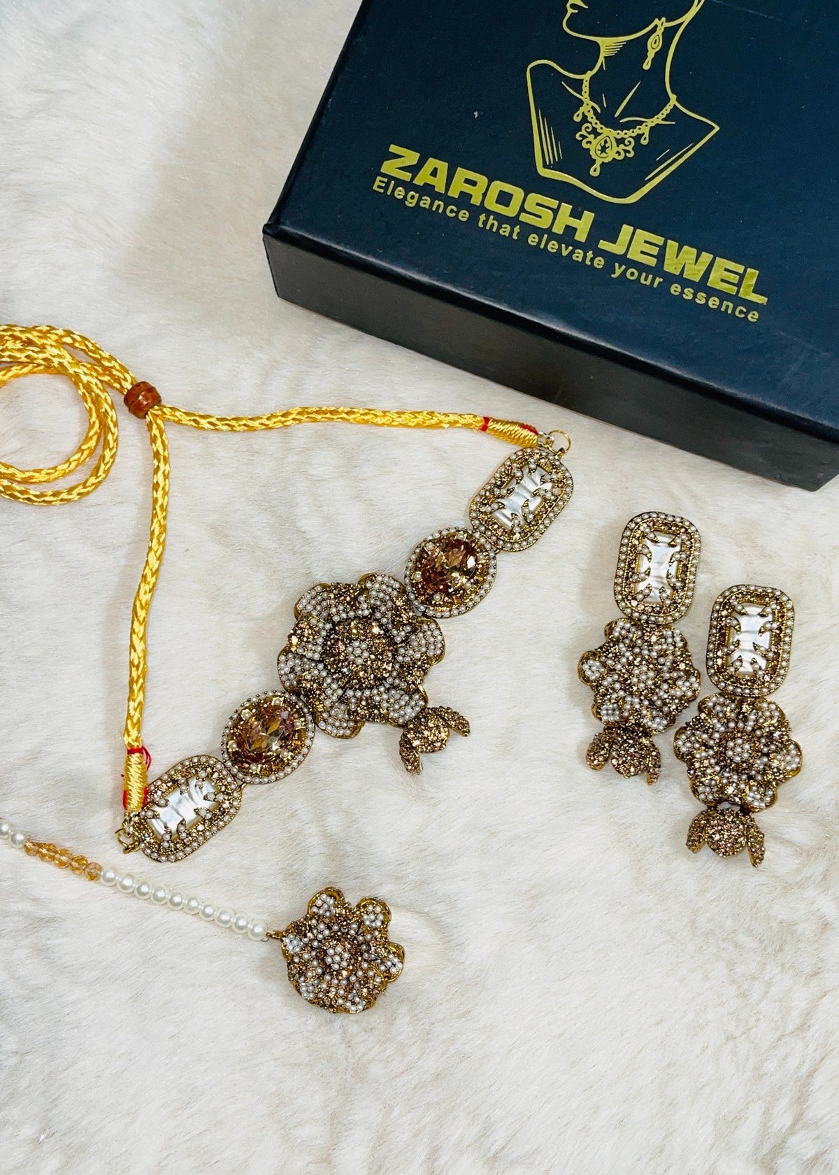 Shop the Rida Choker Set from Zarosh Jewel