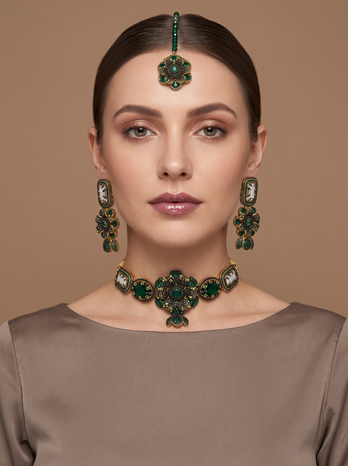 Shop the Rida Choker Set from Zarosh Jewel