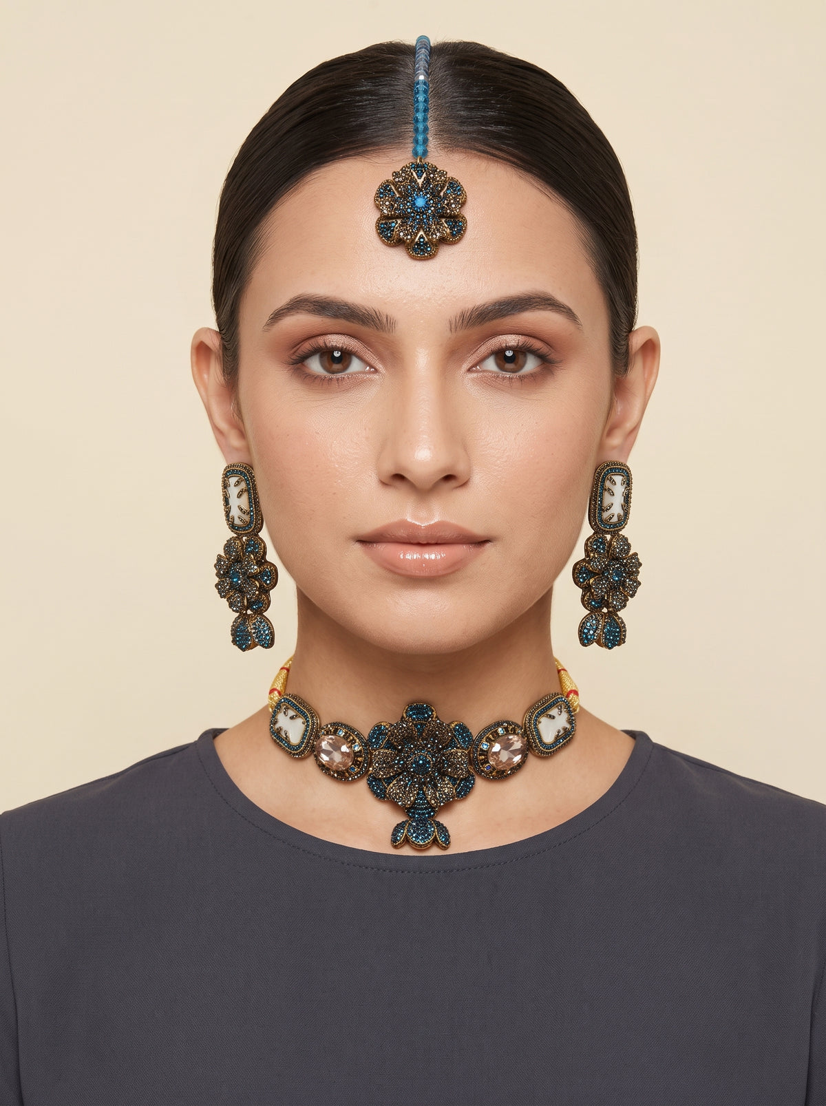 Shop the Rida Choker Set from Zarosh Jewel