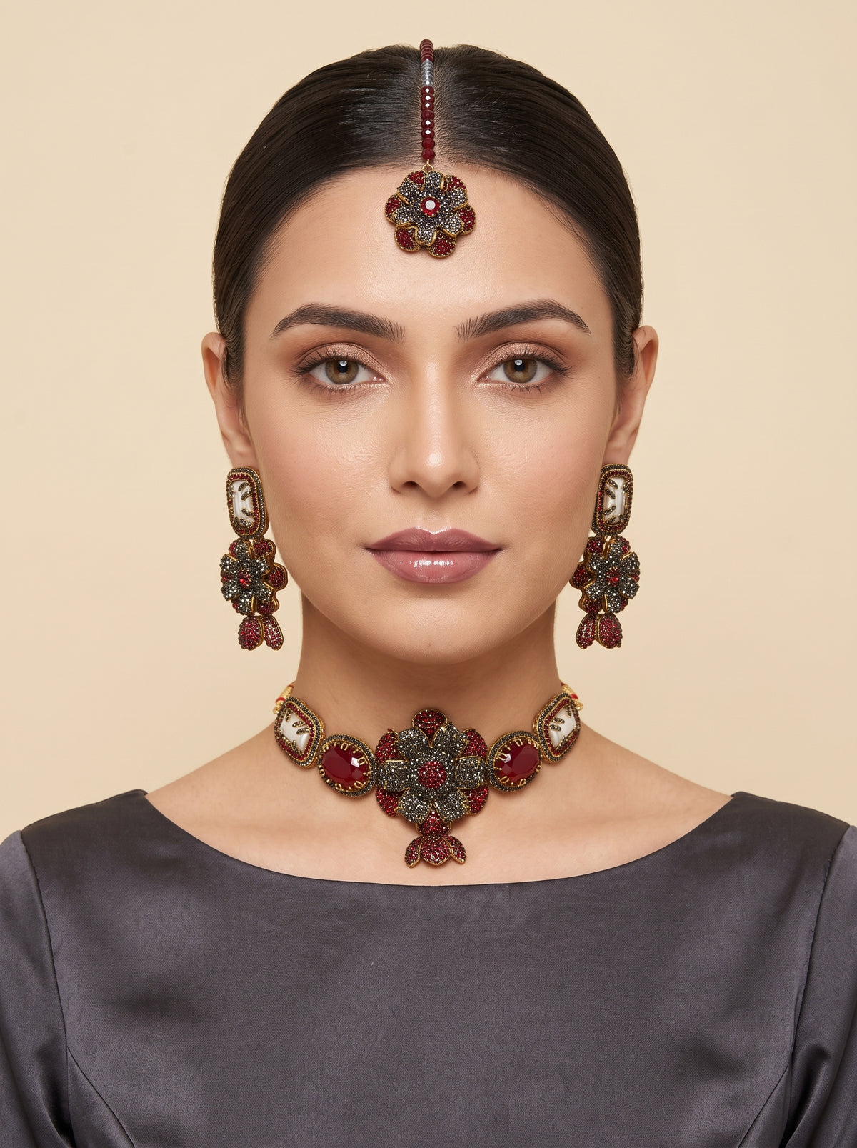 Shop the Rida Choker Set from Zarosh Jewel