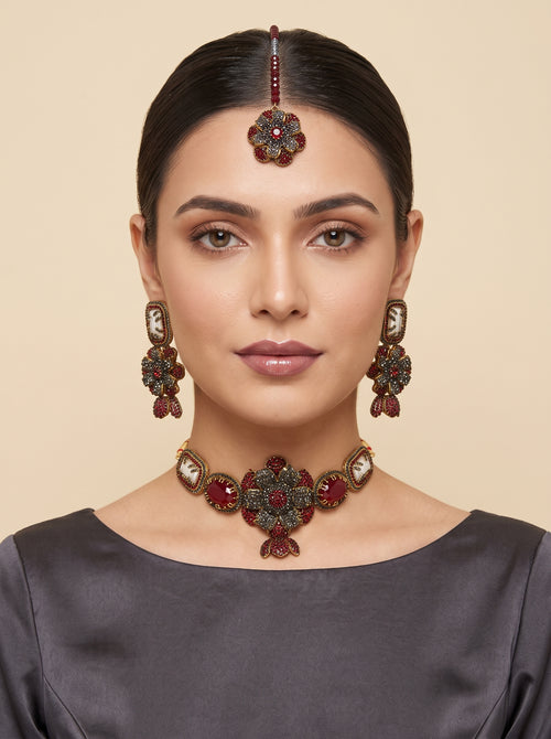Shop the Rida Choker Set from Zarosh Jewel