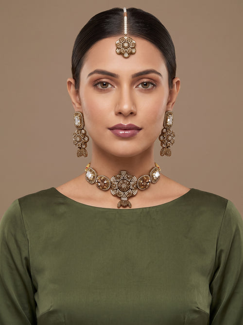 Shop the Rida Choker Set from Zarosh Jewel