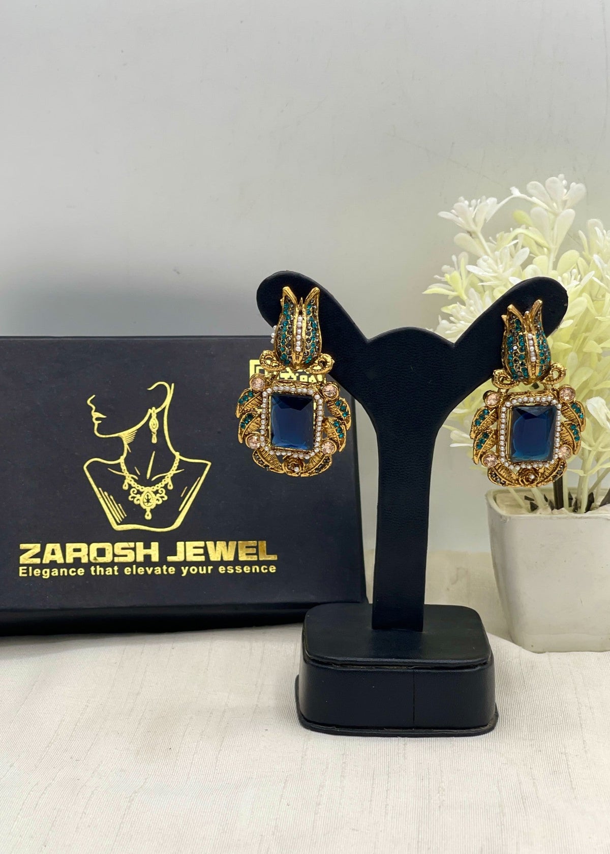 Shop the Rija Heritage Earrings from Zarosh Jewel