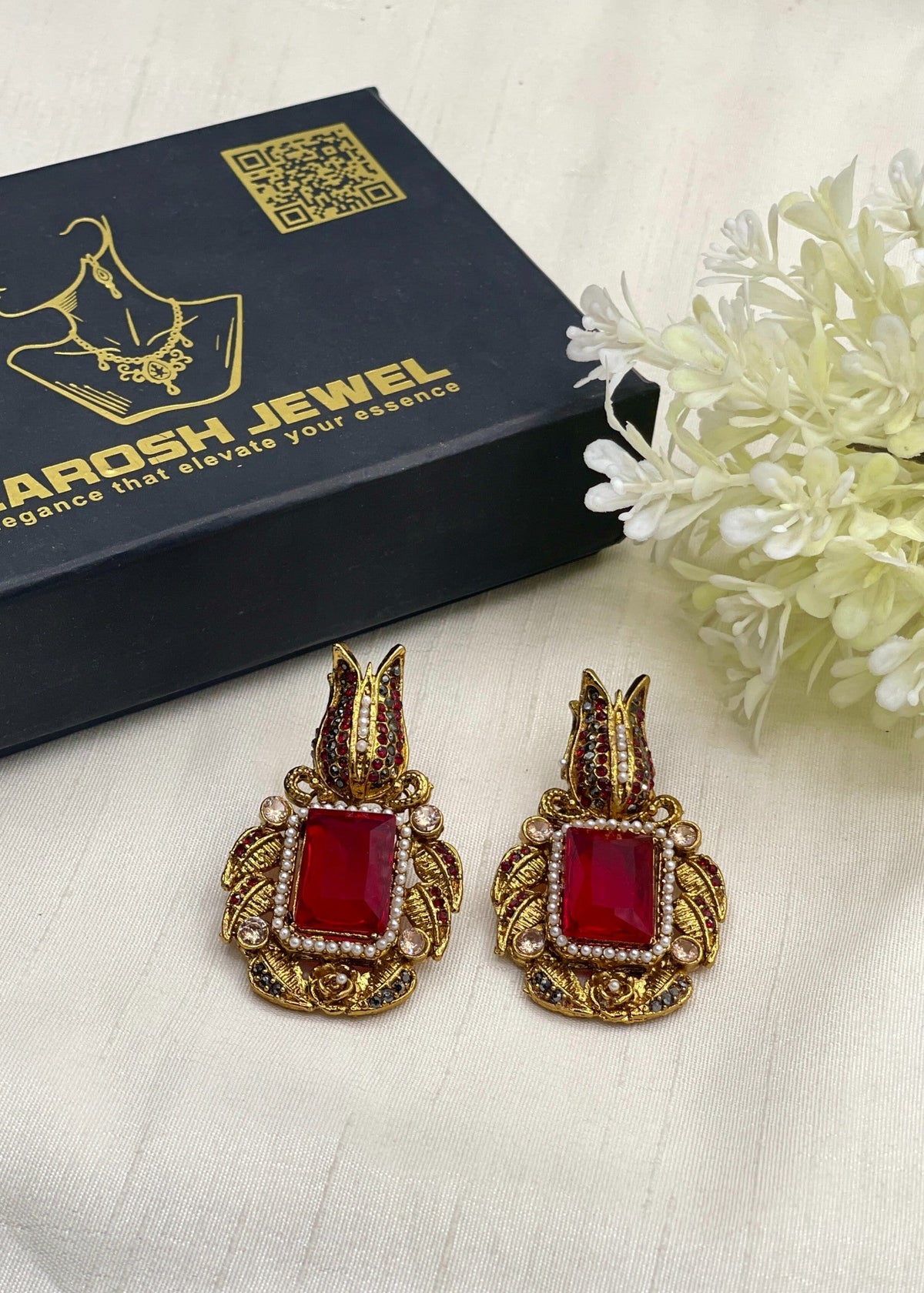 Shop the Rija Heritage Earrings from Zarosh Jewel