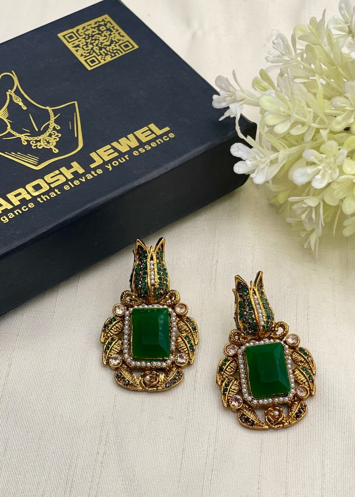 Shop the Rija Heritage Earrings from Zarosh Jewel