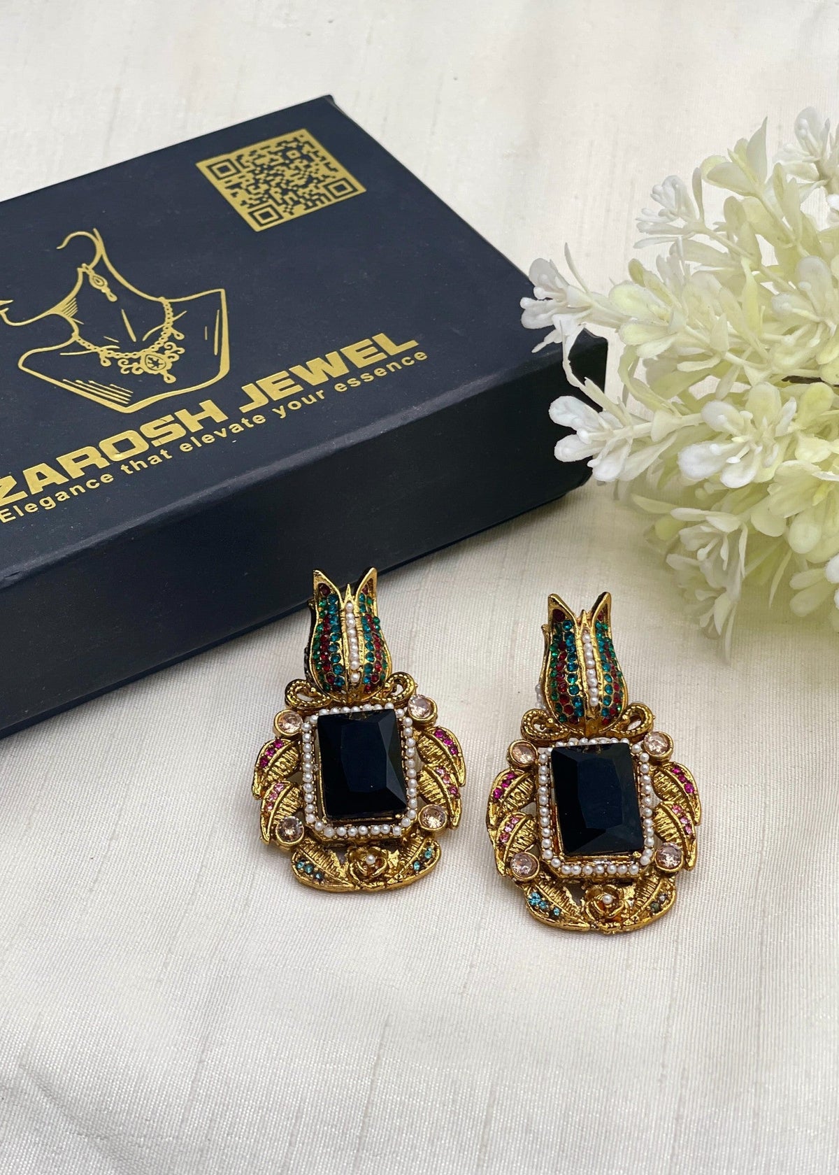 Shop the Rija Heritage Earrings from Zarosh Jewel