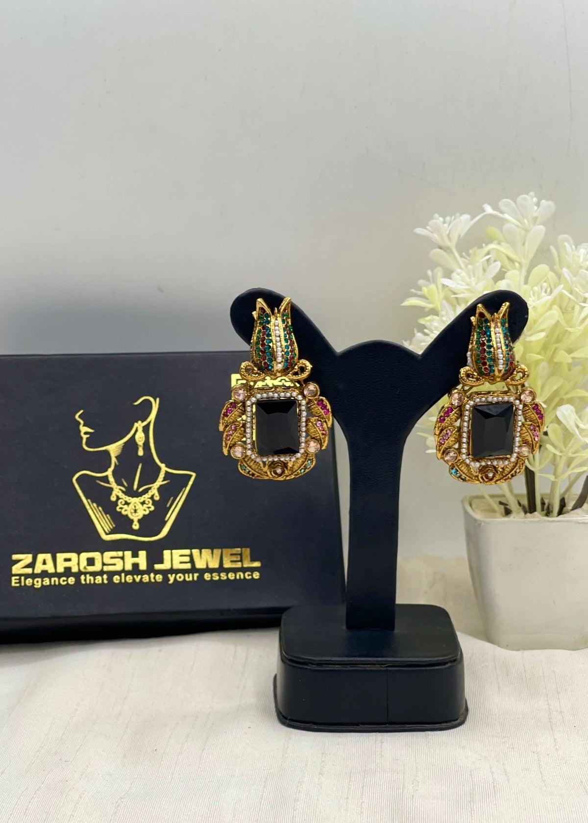 Shop the Rija Heritage Earrings from Zarosh Jewel