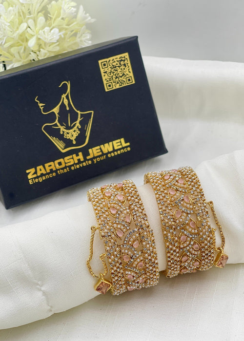 Shop the Rimsha Openable Bangle Set from Zarosh Jewel