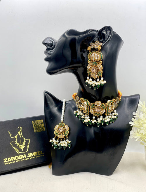 Shop the Romaisa Choker Set from Zarosh Jewel