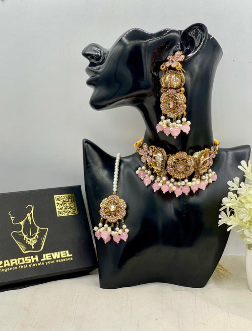 Shop the Romaisa Choker Set from Zarosh Jewel