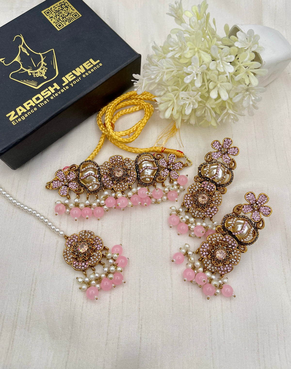 Shop the Romaisa Choker Set from Zarosh Jewel