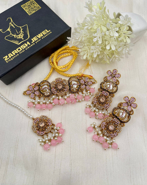 Shop the Romaisa Choker Set from Zarosh Jewel