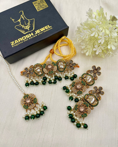 Shop the Romaisa Choker Set from Zarosh Jewel