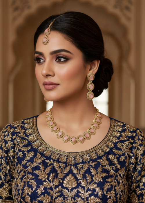 Rosalyn Grace Necklace Set by Zarosh Jewel