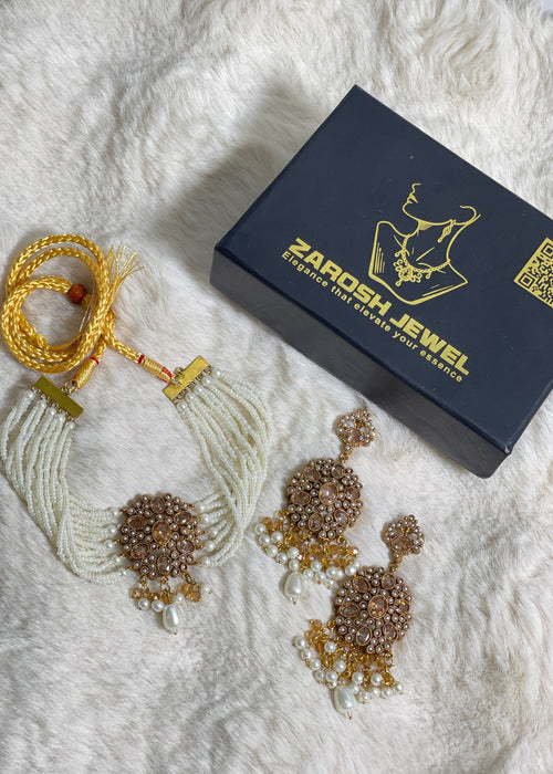 Shop the Rose Heritage Choker Set from Zarosh Jewel