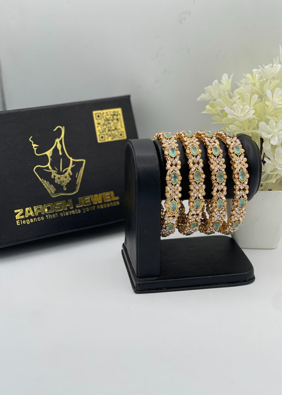 Shop the Roshan Heritage Bangle from Zarosh Jewel