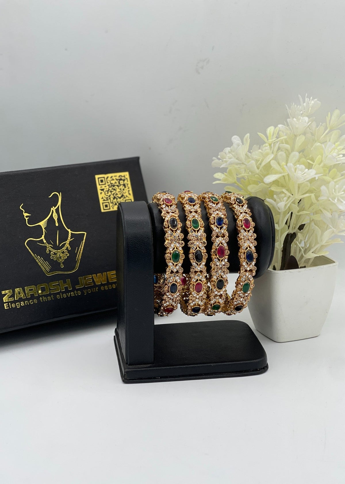 Shop the Roshan Heritage Bangle from Zarosh Jewel