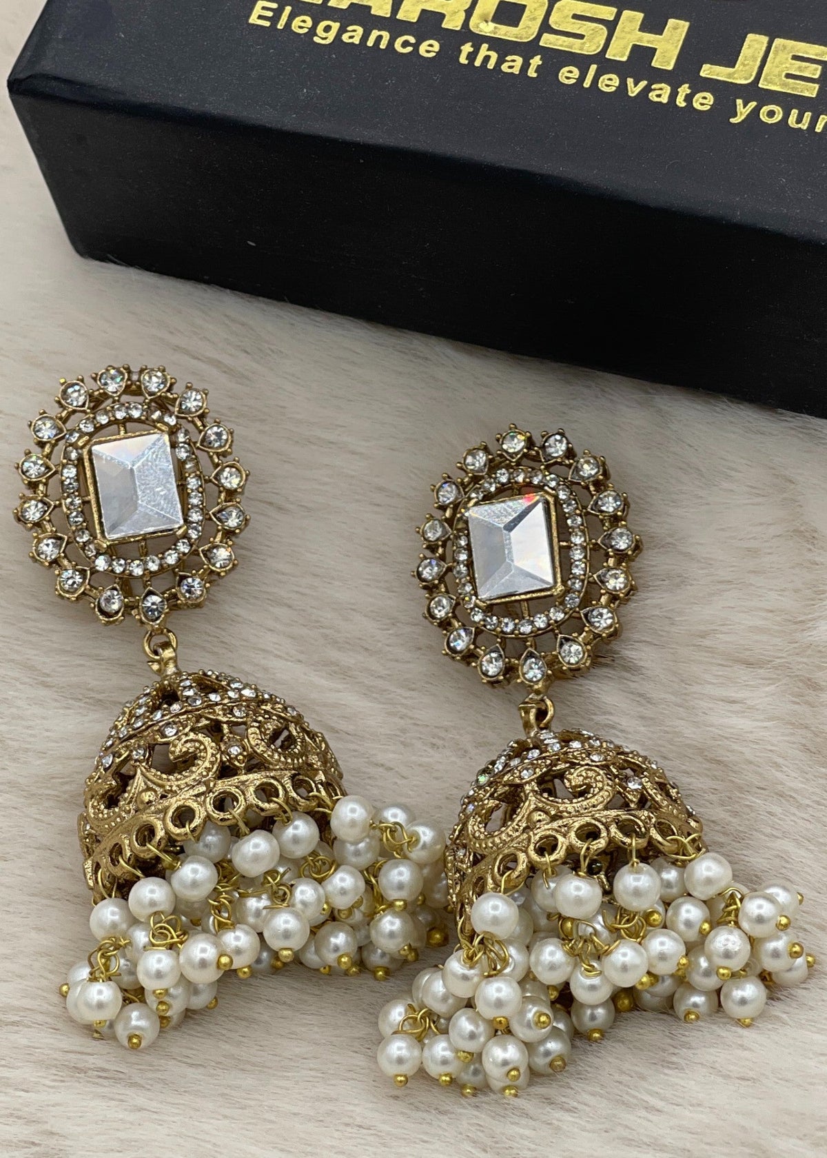 Shop the Roshanay Sahara Earrings from Zarosh Jewel