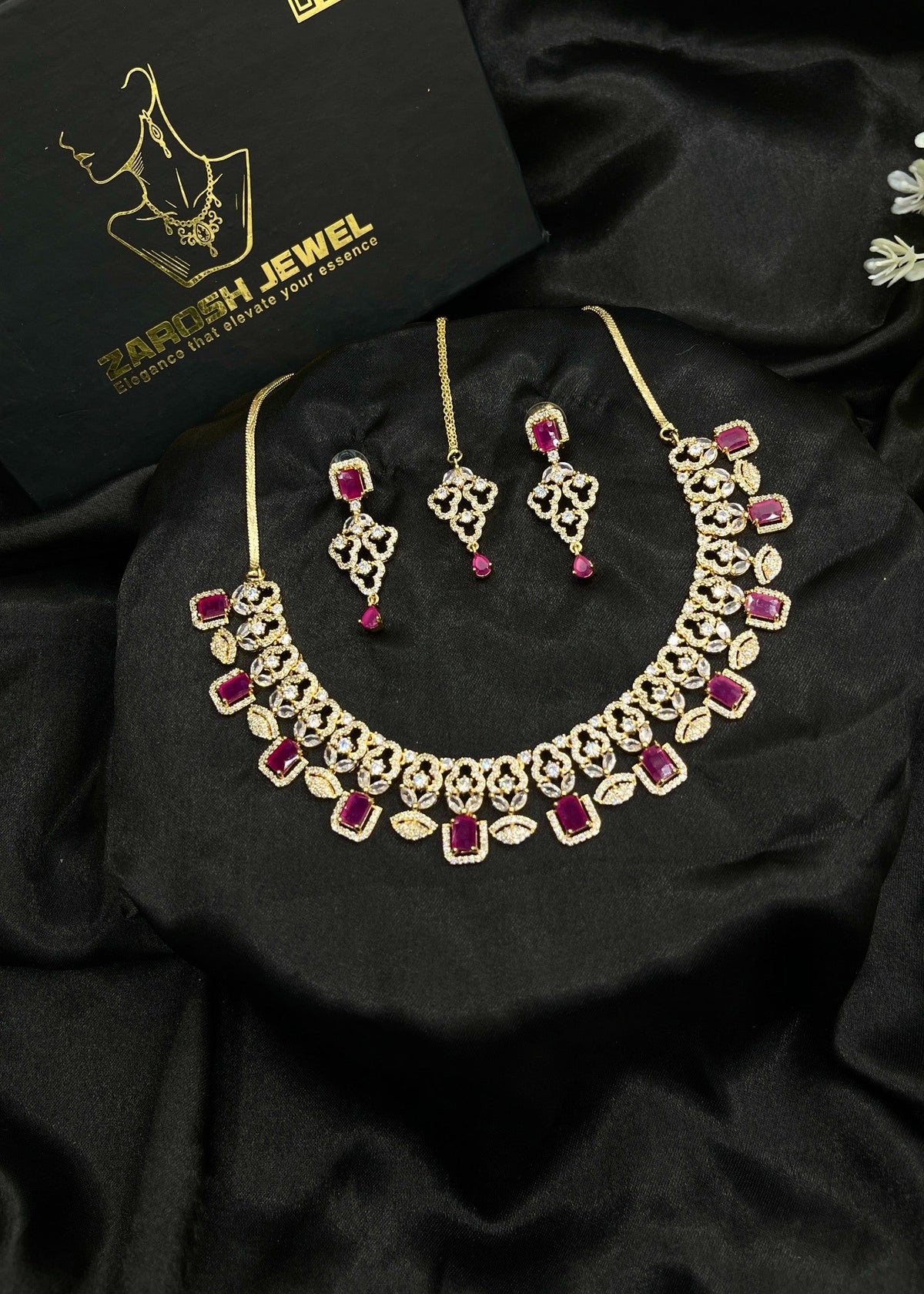 Shop the Roshni Necklace Set from Zarosh Jewel