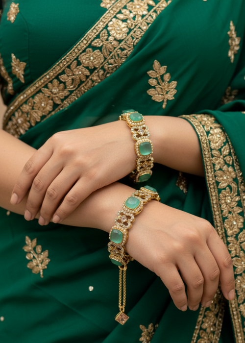 Shop the Rouge Glow Bangles Openable from Zarosh Jewel