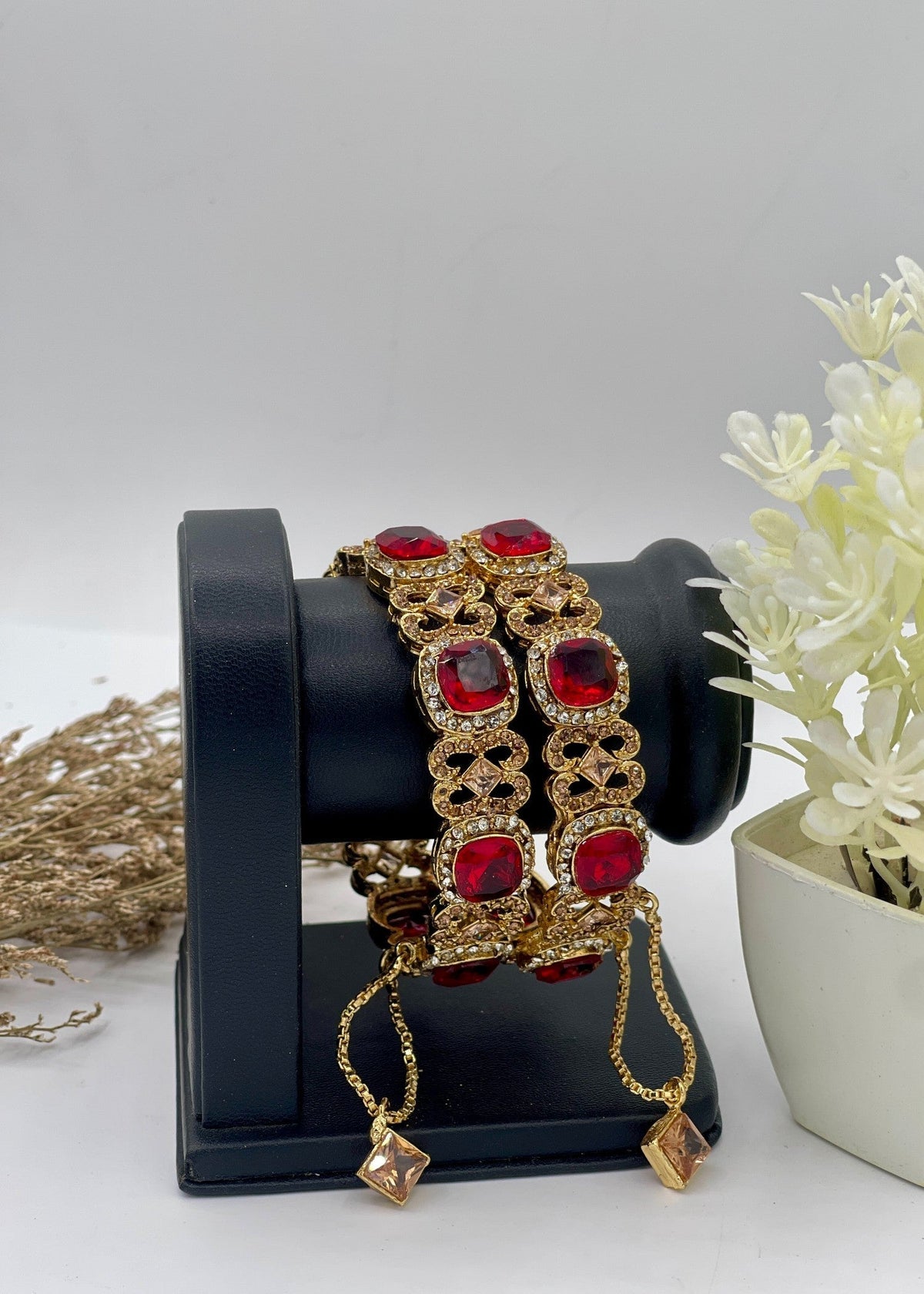 Shop the Rouge Glow Bangles Openable from Zarosh Jewel