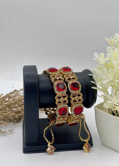 Shop the Rouge Glow Bangles Openable from Zarosh Jewel