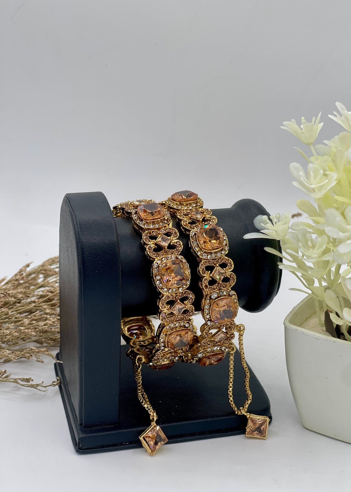 Shop the Rouge Glow Bangles Openable from Zarosh Jewel