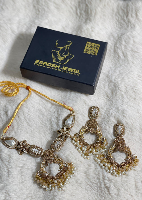 Shop the Royal charm Choker Set from Zarosh Jewel