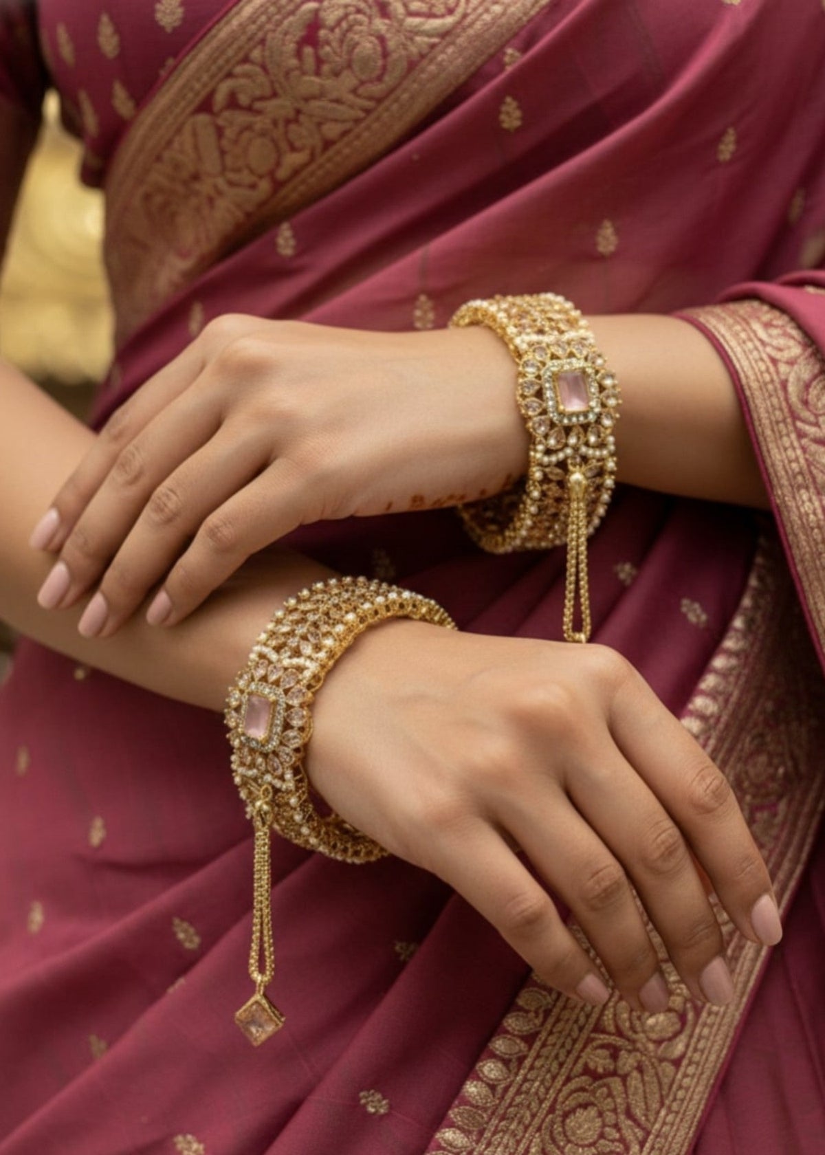 Royal Heirloom Bangles Openable by Zarosh Jewel