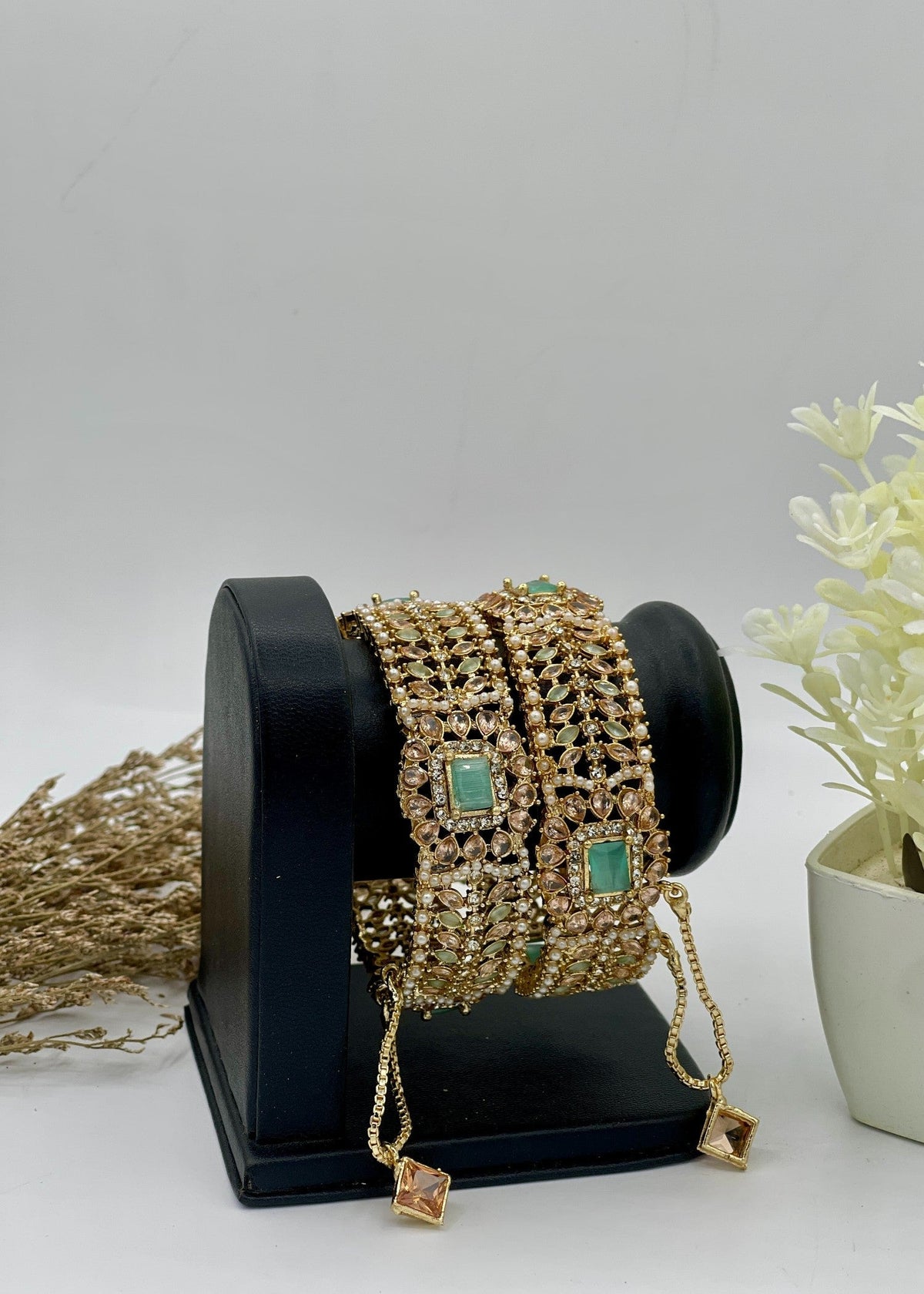 Shop the Royal Heirloom Bangles Openable from Zarosh Jewel