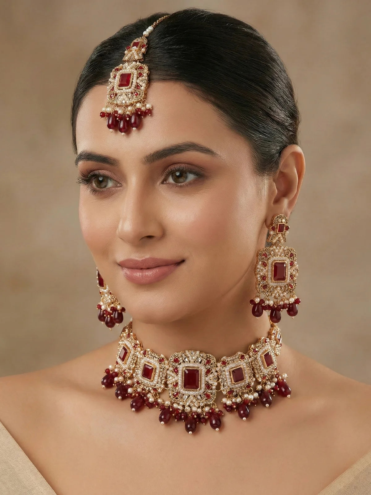 Royal Pearl Choker Set