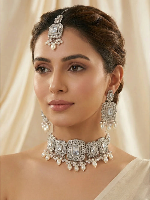 Royal Pearl Choker Set