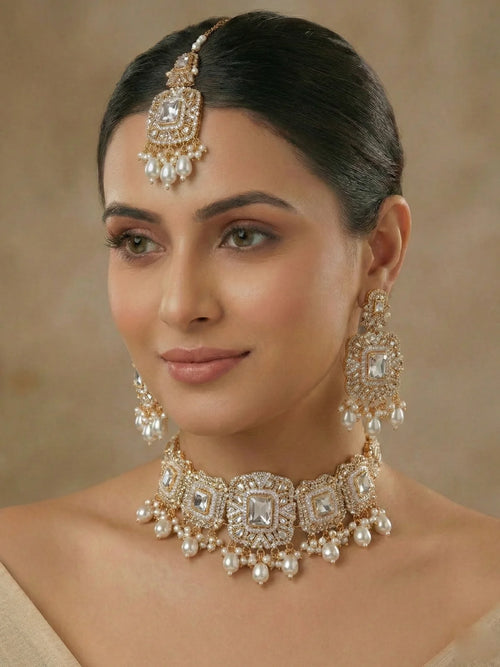 Royal Pearl Choker Set