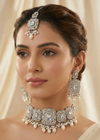 Shop the Royal Pearl Choker Set from Zarosh Jewel
