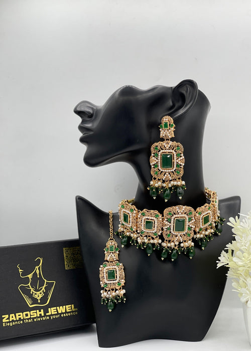 Shop the Royal Pearl Choker Set from Zarosh Jewel