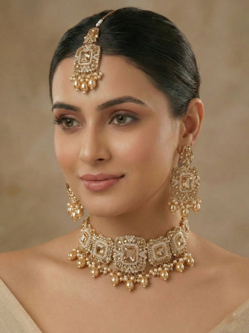 Royal Pearl Choker Set