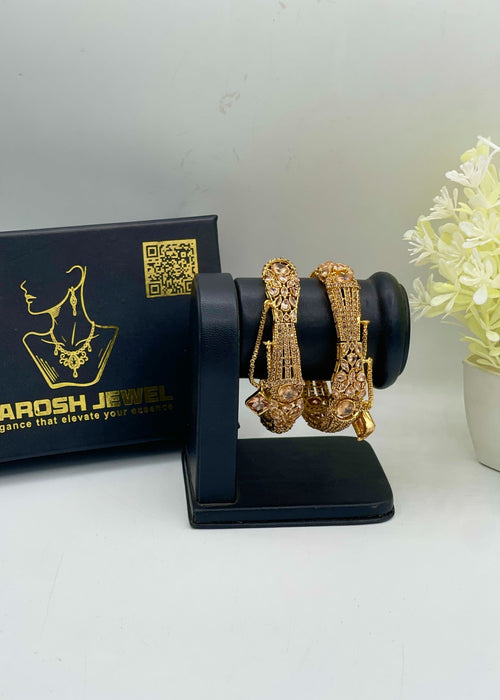 Shop the Rushna Openable Bangle Set from Zarosh Jewel