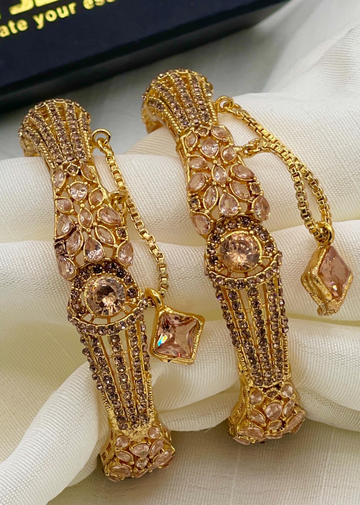Shop the Rushna Openable Bangle Set from Zarosh Jewel